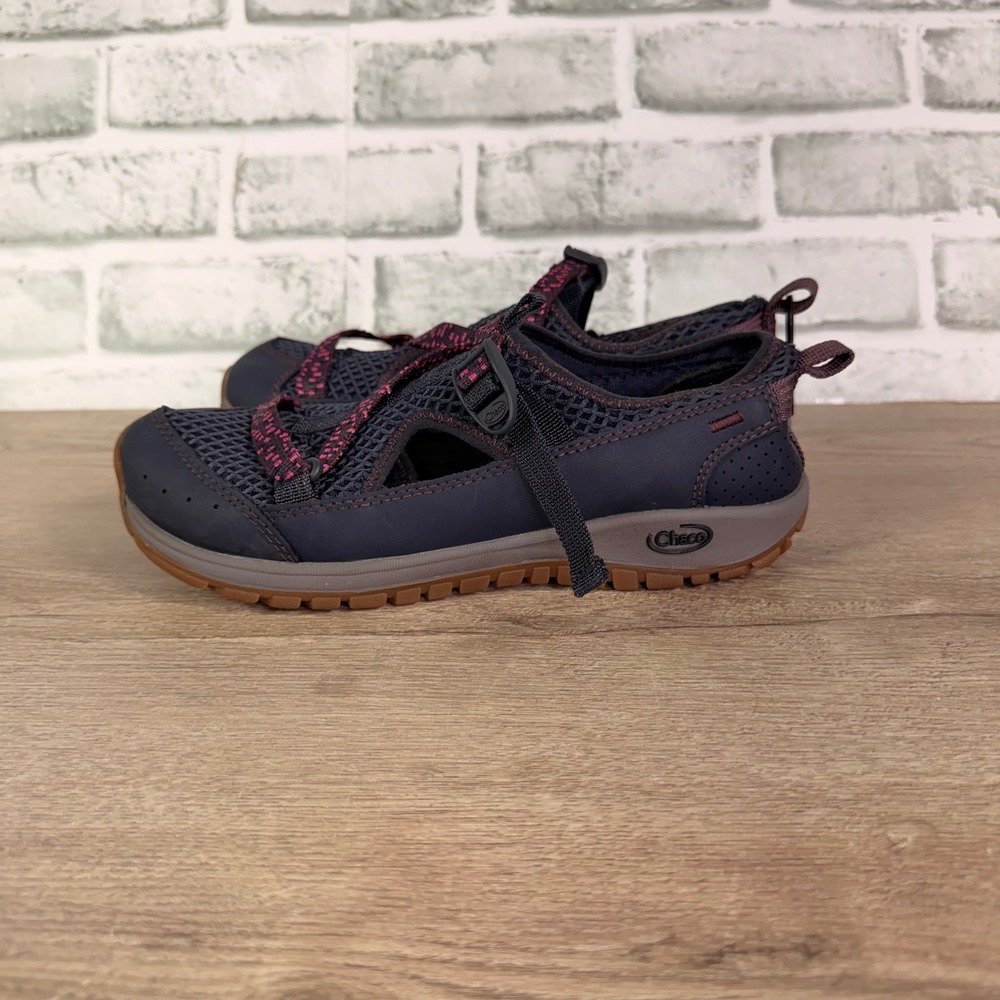 Chaco Odyssey Water Shoes Mesh Navy Pink Womens 5